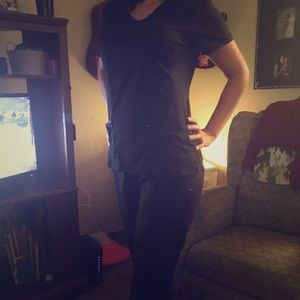 Purple Lable Yoga by Healing Hands Scrubs